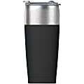 asobu 20-Ounce Tied Tumbler (Black) - Vacuum - Black, Silver, Transparent 1 thumbnail image