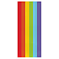Amscan Plastic Treat Bags, Medium, Rainbow, Pack Of 125 Bags 1 thumbnail image