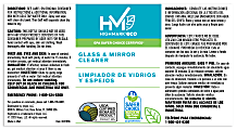 Highmark® Secondary Label, Glass Cleaner 1 thumbnail image