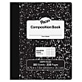 Pacon Composition Book, 7-1/2" x 9-7/8", Quadrille Rule, 100 Sheets, Black/White