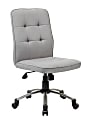 Boss Office Products Modern Fabric Mid-Back Task Chair, Taupe/Pewter 1 thumbnail image
