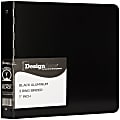 JAM PAPER 3 Ring Aluminum Binder, 1 inch, Black, Sold Individually 1 thumbnail image