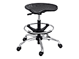 Safco® SitStar™ Stool, Black/Chrome 1 thumbnail image