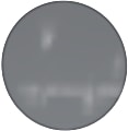 Ghent Coda Low-Profile Circular Magnetic Dry-Erase Glassboard, 36", Smoke