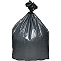 Webster® Super Heavy-Duty Platinum Plus 1.125 mil Trash Bags, 61 gal, 56"H x 39"W, 70% Recycled, Gray, 25 Bags 1 thumbnail image