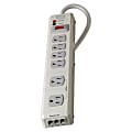 Ativa® 6-Outlet Metal Surge Protector, 6' Cord, 1045 Joules, White