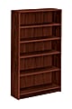 HON® Radius-Edge Bookcase, 5 Shelves, Mahogany 1 thumbnail image