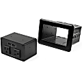 StarTech.com Conference Table Power Center, 2x UL Certified 120V AC Outlets, 2x USB (BC 1.2), Recessed Desk Power Strip/Charging Station 1 thumbnail image