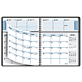 At-A-Glance® DayMinder® Weekly/Monthly Duo Planner, 6 7/8" x 8 3/4", Black, January–December 2004