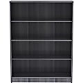 Lorell® 48"H 4-Shelf Bookcase, Weathered Charcoal 1 thumbnail image