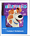 Inkology Notebooks, The Secret Life Of Pets, 8-1/2" x 11", College Ruled, 140 Pages (70 Sheets), Assorted Designs, Pack Of 12 Notebooks