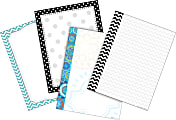 Barker Creek Paper Set, 8 1/2" x 11", Chevron & Dots, Pack Of 200 Sheets