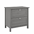 Bush Furniture Broadview 2-Drawer Lateral File Cabinet, Modern Gray, Standard Delivery