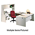 HON® 38000™ Series Right-Pedestal Desk, Light Gray