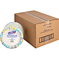 Genuine Joe Printed Paper Plates - 125 / Pack - Disposable - Assorted - 500 / Carton