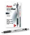 Pentel® EnerGize™ Mechanical Pencil, 0.5mm, #2 Lead, Black/Silver Barrel, Pack Of 12 1 thumbnail image