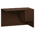 HON® 10500 Series 3/4 Pedestal Right Return, Mocha 1 thumbnail image