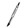 Paper Mate® Pendulum™ Ballpoint Pen, 0.7 mm, Medium Point, Clear Barrel, Black Ink 1 thumbnail image