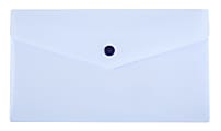 Office Depot® Brand Poly Envelope, 2" Expansion, Check Size, Light Blue 1 thumbnail image