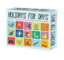 2024 Willow Creek Press Page-A-Day Daily Desk Calendar, 5" x 6", Daily Holidays, January To December