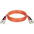 Tripp Lite 5M Duplex Multimode 62.5/125 Fiber Optic Patch Cable SC/SC 16' 16ft 5 Meter - SC Male - SC Male - 16.4ft - Orange 1 thumbnail image
