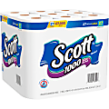 Scott® 1-Ply Toilet Paper, 1000 Sheets Per Roll, Pack Of 27 Rolls