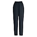 Medline ComfortEase™ Ladies' Elastic-Waist Polyester Scrub Pants, X-Large, Black 1 thumbnail image