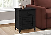Monarch Specialties Hani Rectangular Accent Table, 25-1/4”H x 20”W x 13-3/4”D, Black 1 thumbnail image