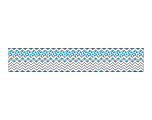 Barker Creek Double-Sided Straight-Edge Border Strips, 3" x 35", Chevron Gray And Blue, Pack Of 12 1 thumbnail image