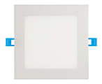 Euri 5-6" Square Dimmable Recessed Downlight LED Retrofit Kit, 900 Lumens, 12 Watt, 3000K/Soft White, 1 Each