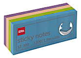 Office Depot® Brand Sticky Notes, 1-1/2" x 2", Assorted Neon Colors, 100 Sheets Per Pad, Pack Of 12 Pads