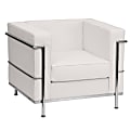 Flash Furniture HERCULES Regal Series Reception Chair, Melrose White