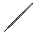 FORAY® Pen Refills For Montblanc® Rollerball Pens, 0.5 mm, Fine Point, Blue Ink, Pack Of 2 1 thumbnail image