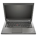 Lenovo ThinkPad T440 20B70049US 14" LCD Ultrabook - Intel Core i5 i5-4300U Dual-core (2 Core) 1.90 GHz - 4 GB DDR3L SDRAM - 500 GB HDD - Windows 7 Professional 64-bit upgradable to Windows 8.1 Pro - 1600 x 900 - Black 1 thumbnail image