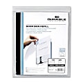 Durable Replacement Paper Inserts For 480123 Durable Office Products InfoSign Interior Signage Systems, White, Pack Of 20