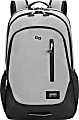 Solo New York Region Polyester Backpack With 15.6" Laptop Pocket, 19"H x 13"W x 6"D, Gray