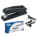 Office Depot® Brand Half-Strip Stapler, Staples, And Remover Combo, Black 1 thumbnail image
