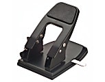 Office Depot® Brand Heavy-Duty 2-Hole Punch, Black 1 thumbnail image