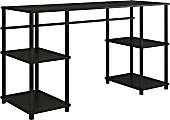 Ameriwood™ Home Condor Toolless 56"W Double Pedestal Computer Desk, Rustic Oak 1 thumbnail image