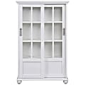 Ameriwood™ Home Aaron Lane 51"H 4-Shelf Bookcase, White 1 thumbnail image