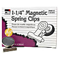 Charles Leonard Magnetic Spring Clips - 1.3" Length - 24 / Box 1 thumbnail image
