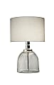 Adesso® Sparrow Table Lamp, 23 1/4"H, White Shade/Chrome Base
