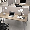 WorkPro® Motiva Desktop Privacy Screen, 18-1/8”H x 70”W x 2”D, Warm Beige, Standard Delivery 1 thumbnail image