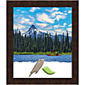 Amanti Art Picture Frame, 24" x 28", Matted For 20" x 24", William Mottled Bronze Narrow