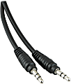 Ativa® 3.5mm Auxiliary Audio Cable, 6’, Black, 26917 1 thumbnail image