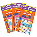 Trend superShapes Stickers, Animals Variety Pack, 2,500 Stickers Per Pack, Set Of 3 Packs 1 thumbnail image