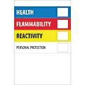 Tape Logic® Preprinted Shipping Labels, DL1306, Health Flammability Reactivity, Rectangle, 2" x 3", Multicolor, Roll Of 500