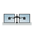 Fellowes Professional Mounting Dual Arm For Flat Panel Display, 22"H x 4 7/16"W x 38 13/16"D, Black 1 thumbnail image