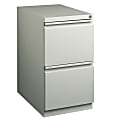 WorkPro® 23"D Vertical 2-Drawer Mobile Pedestal File Cabinet, Light Gray 1 thumbnail image