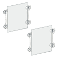 Azar Displays Vertical/Horizontal Sign Frames with Suction Cups, 8 1/2"x11", Clear, Pack of 2Material: AcrylicOrientation: PortraitLoading Style: Top LoadingSign Measurement: 8.5"W x 11"HOverall Measurement: 11.5"W x 11"HIncludes: 4 Suction Cups